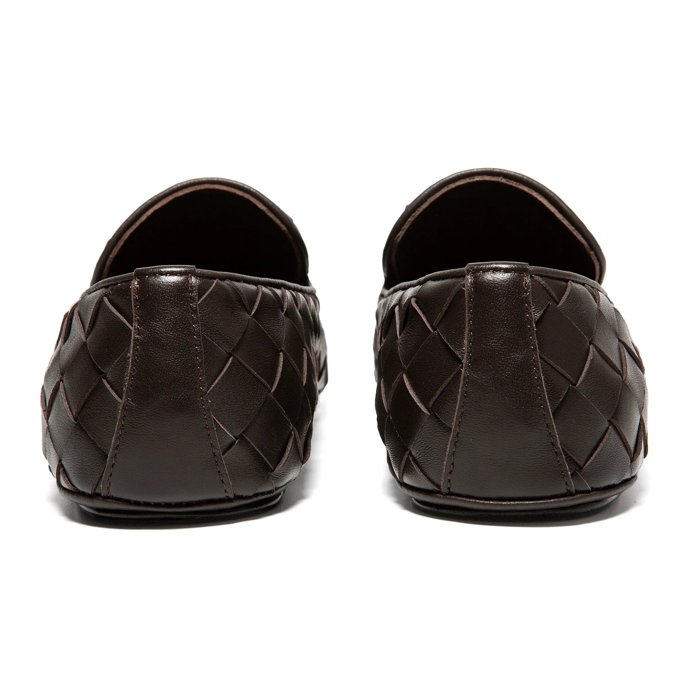 [BV] Top P: 760💰Size for couples: Female 35-39 Male 39--44 (Female 40. Male 38.45.46.47 customization is not returnable) [Note‼ ️] Add 💰 to size 46, add 💰 to size 47. Bottega Veneta's 2025 autumn counter synchronized genuine leather outsole classic woven half-drag couple model Bottega Veneta square toe flat shoes, imported mixed sheepskin, imported sheep! Leather outsole! [Rose][Rose]! Purely hand-woven and operated, the original board is reproduced one-to-one! quality assurance!
